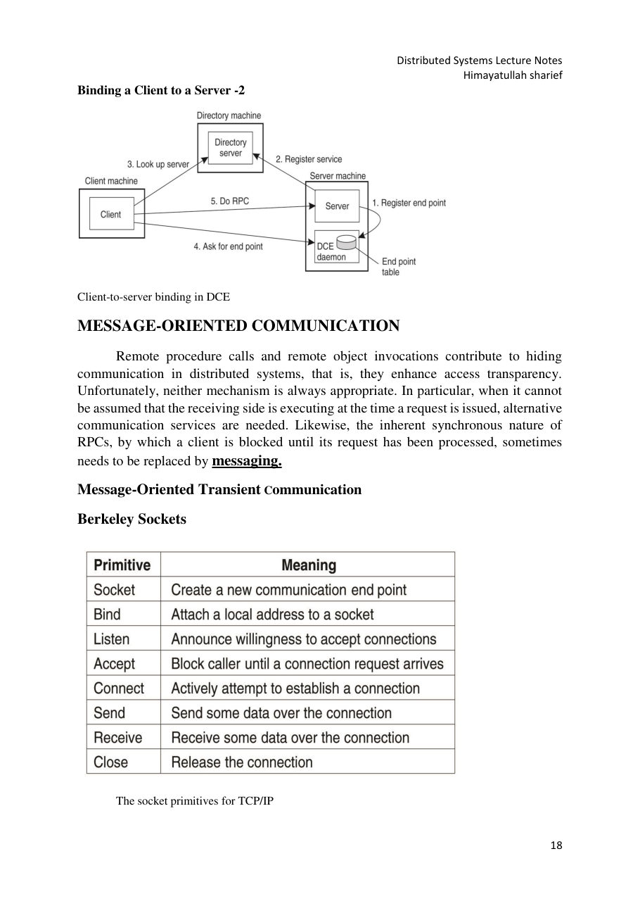 Distributed Systems Lecture Notes — page 19