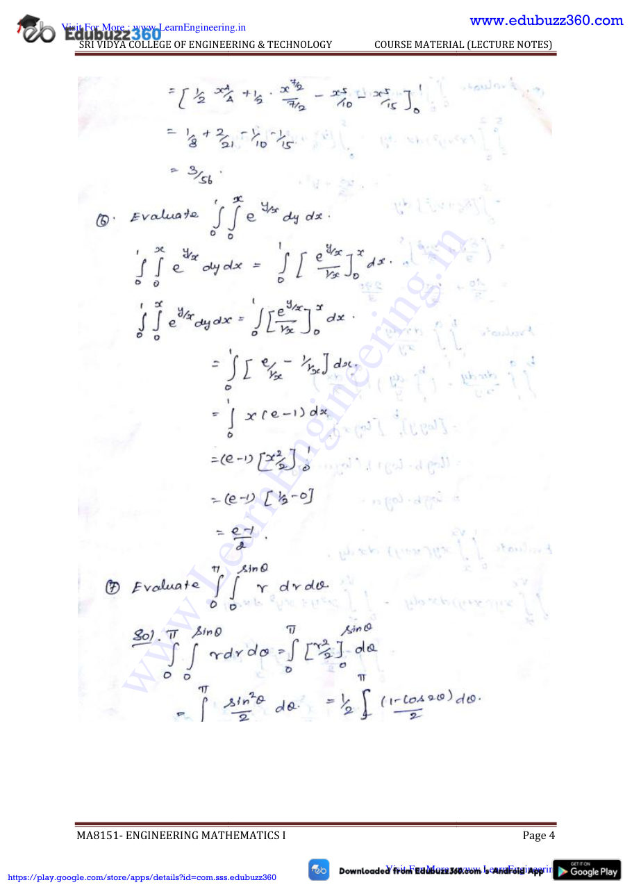 Engineering Mathematics I Lecture Notes — page 150