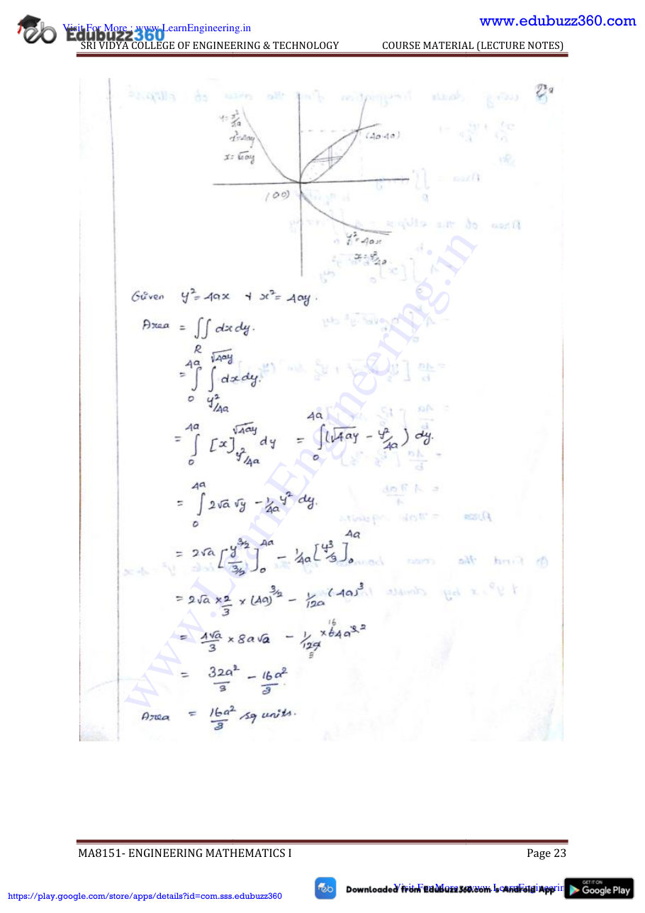 Engineering Mathematics I Lecture Notes — page 169