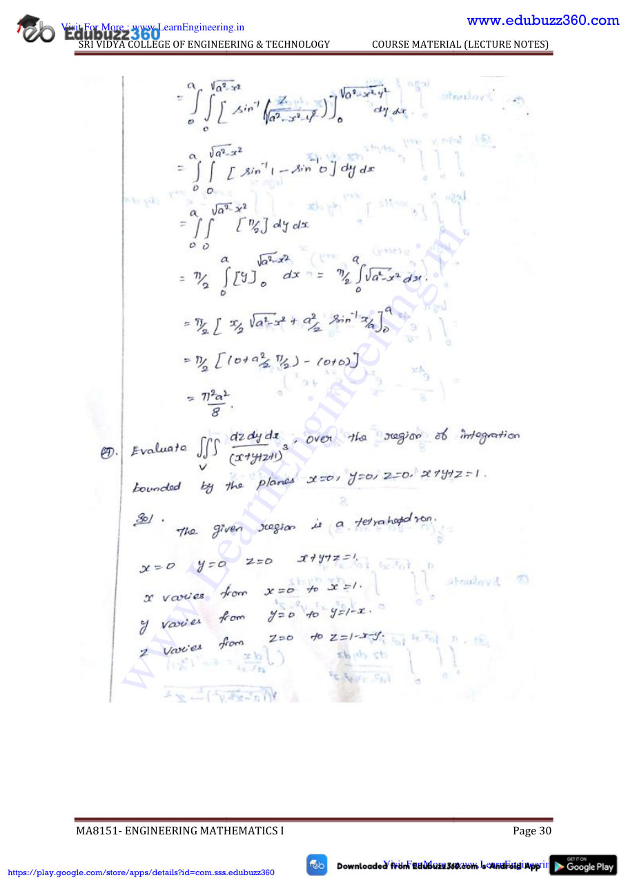 Engineering Mathematics I Lecture Notes — page 176