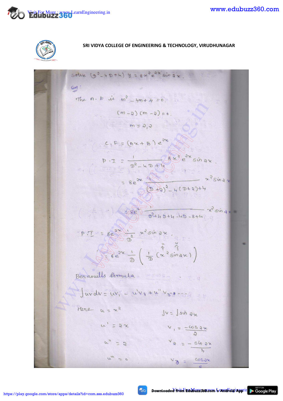 Engineering Mathematics I Lecture Notes — page 213