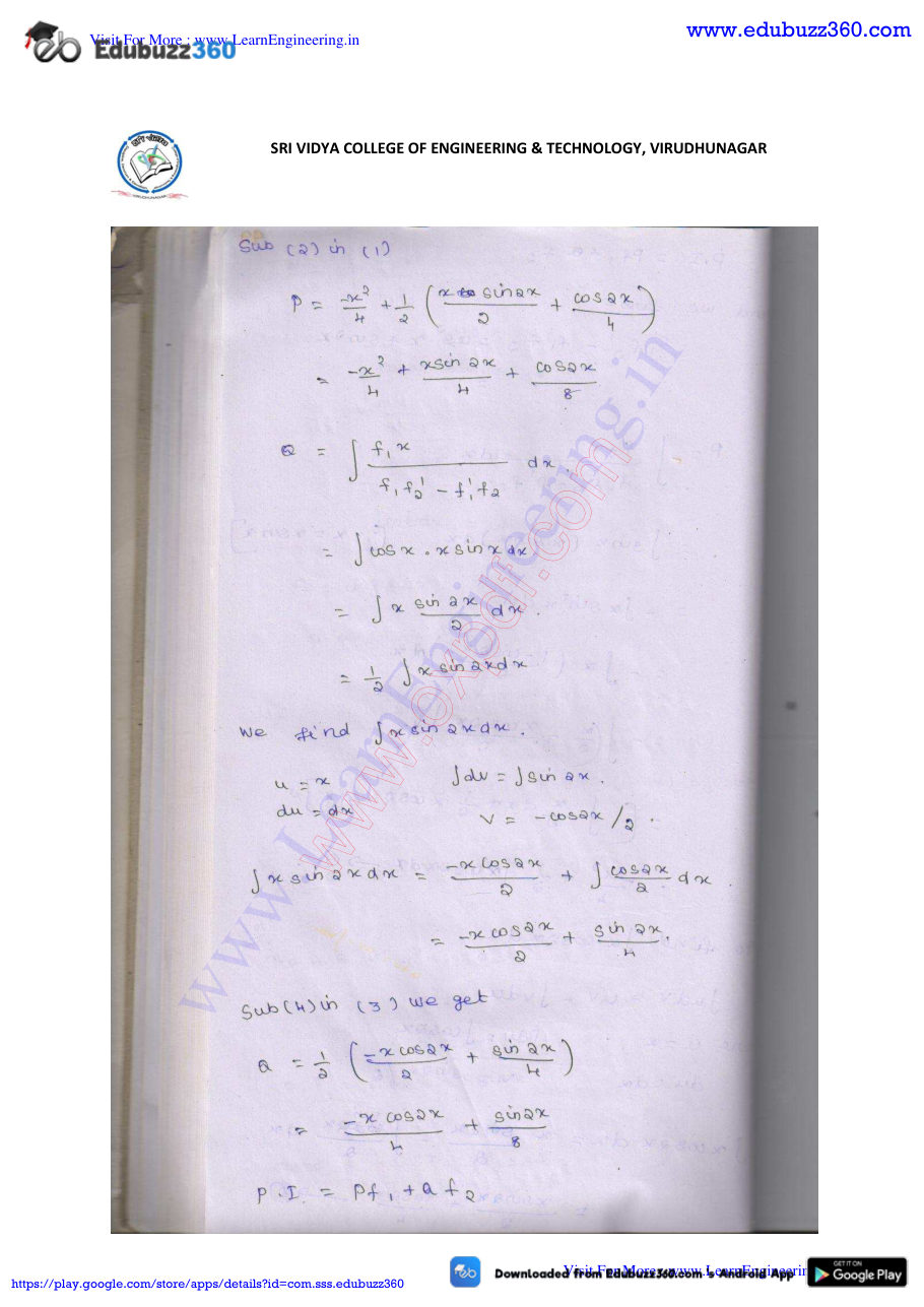 Engineering Mathematics I Lecture Notes — page 231