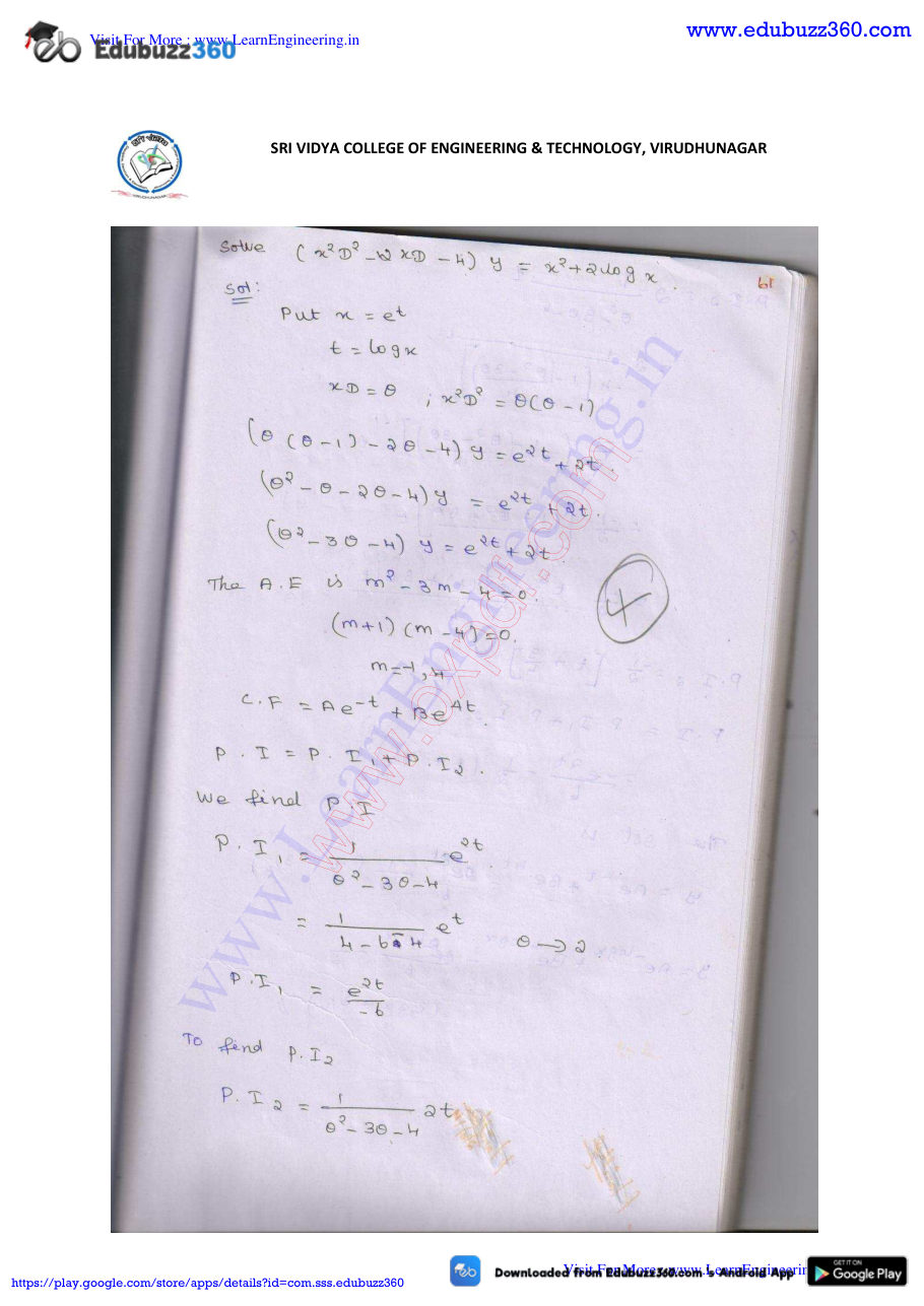Engineering Mathematics I Lecture Notes — page 241