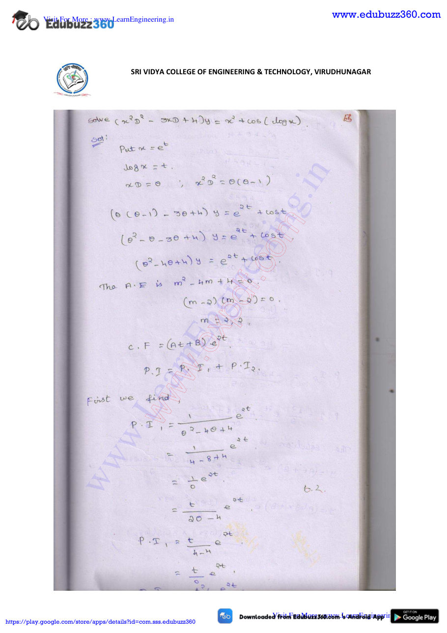 Engineering Mathematics I Lecture Notes — page 243