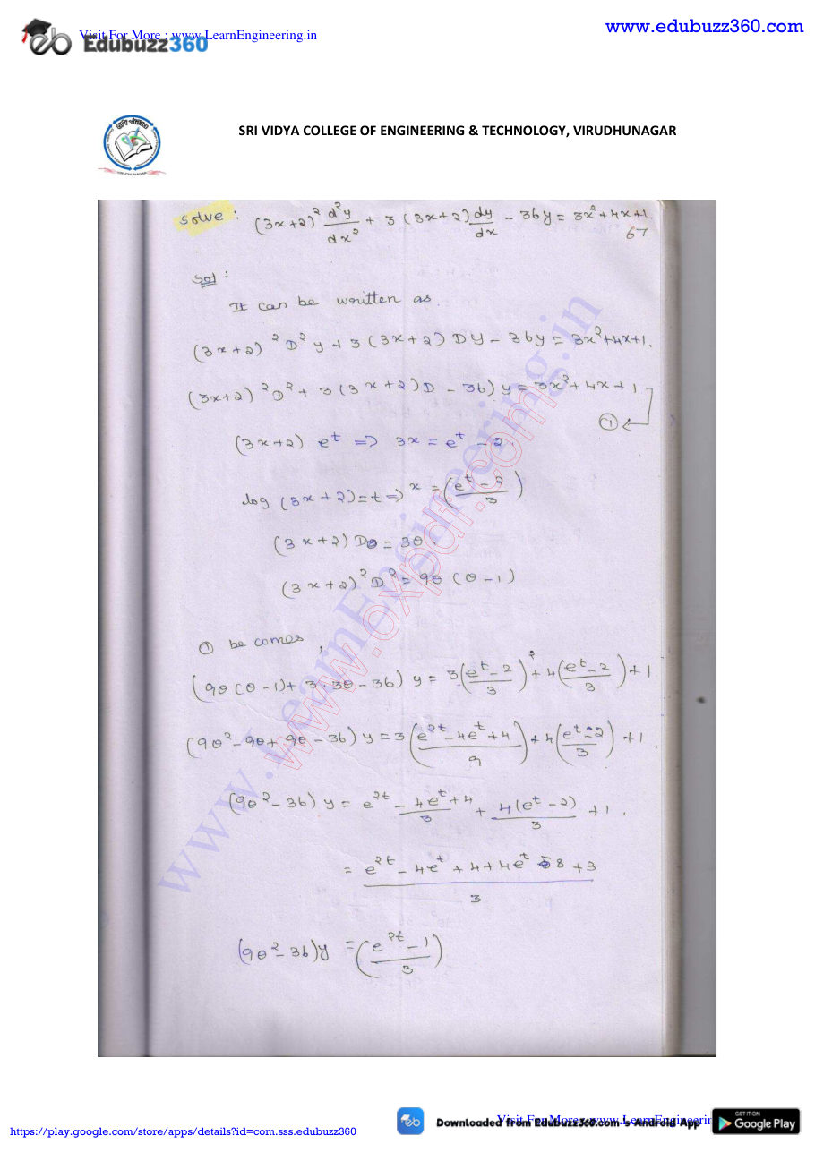 Engineering Mathematics I Lecture Notes — page 247
