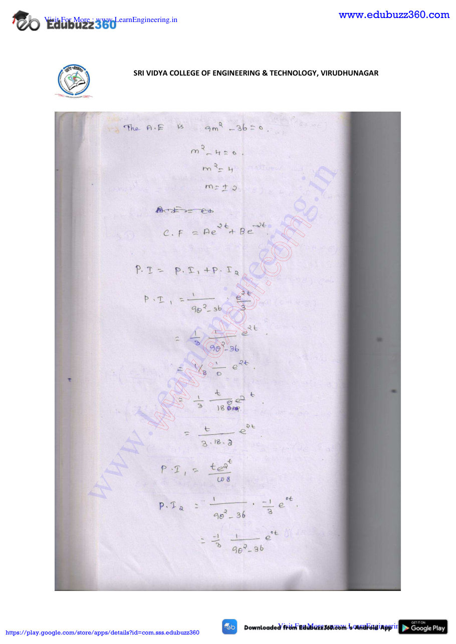 Engineering Mathematics I Lecture Notes — page 248