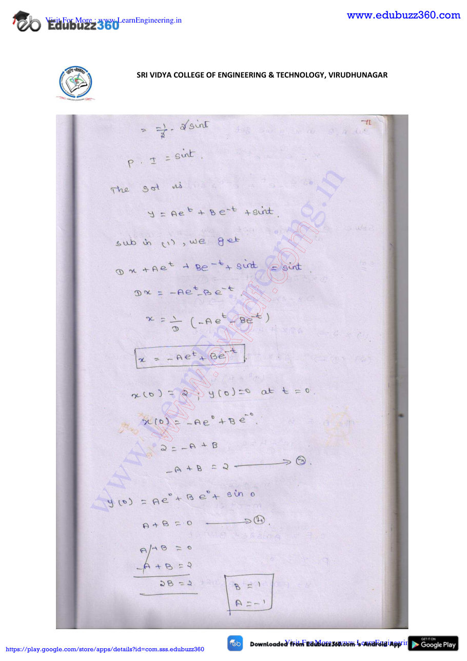 Engineering Mathematics I Lecture Notes — page 251