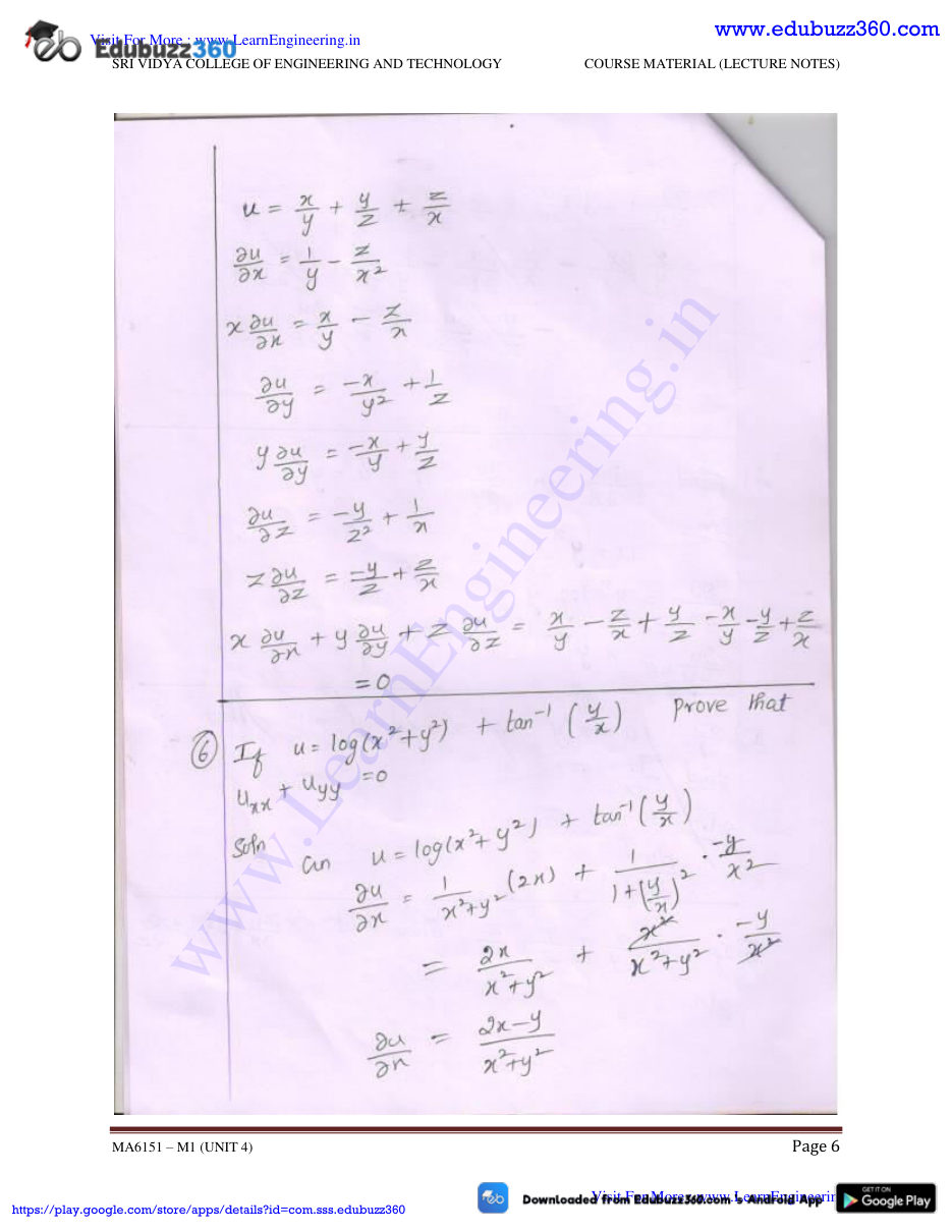 Engineering Mathematics I Lecture Notes — page 41