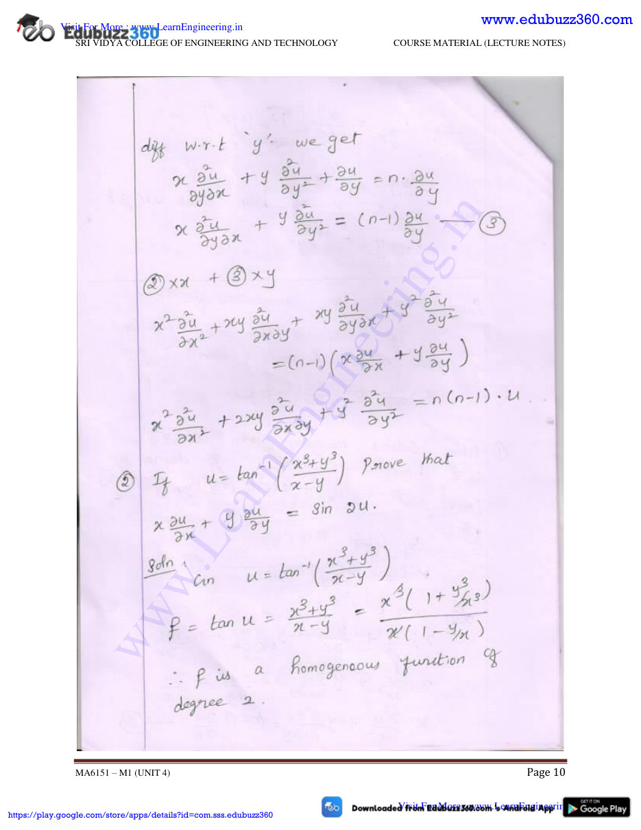 Engineering Mathematics I Lecture Notes — page 45