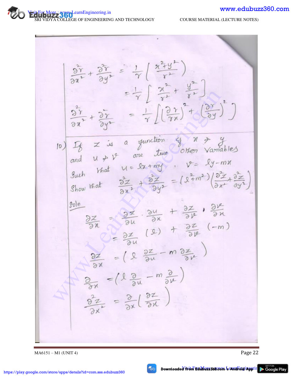 Engineering Mathematics I Lecture Notes — page 57