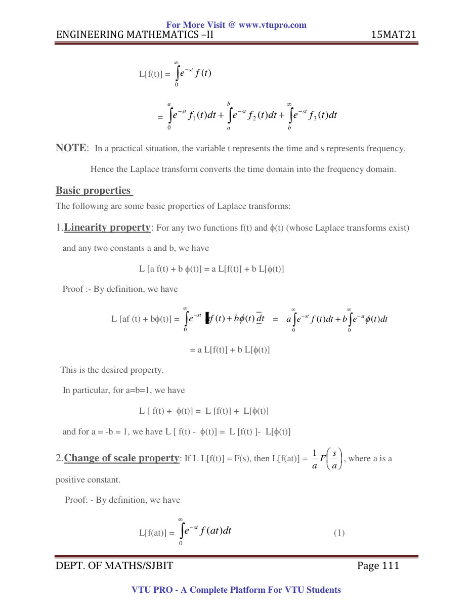 Engineering Mathematics II — page 111