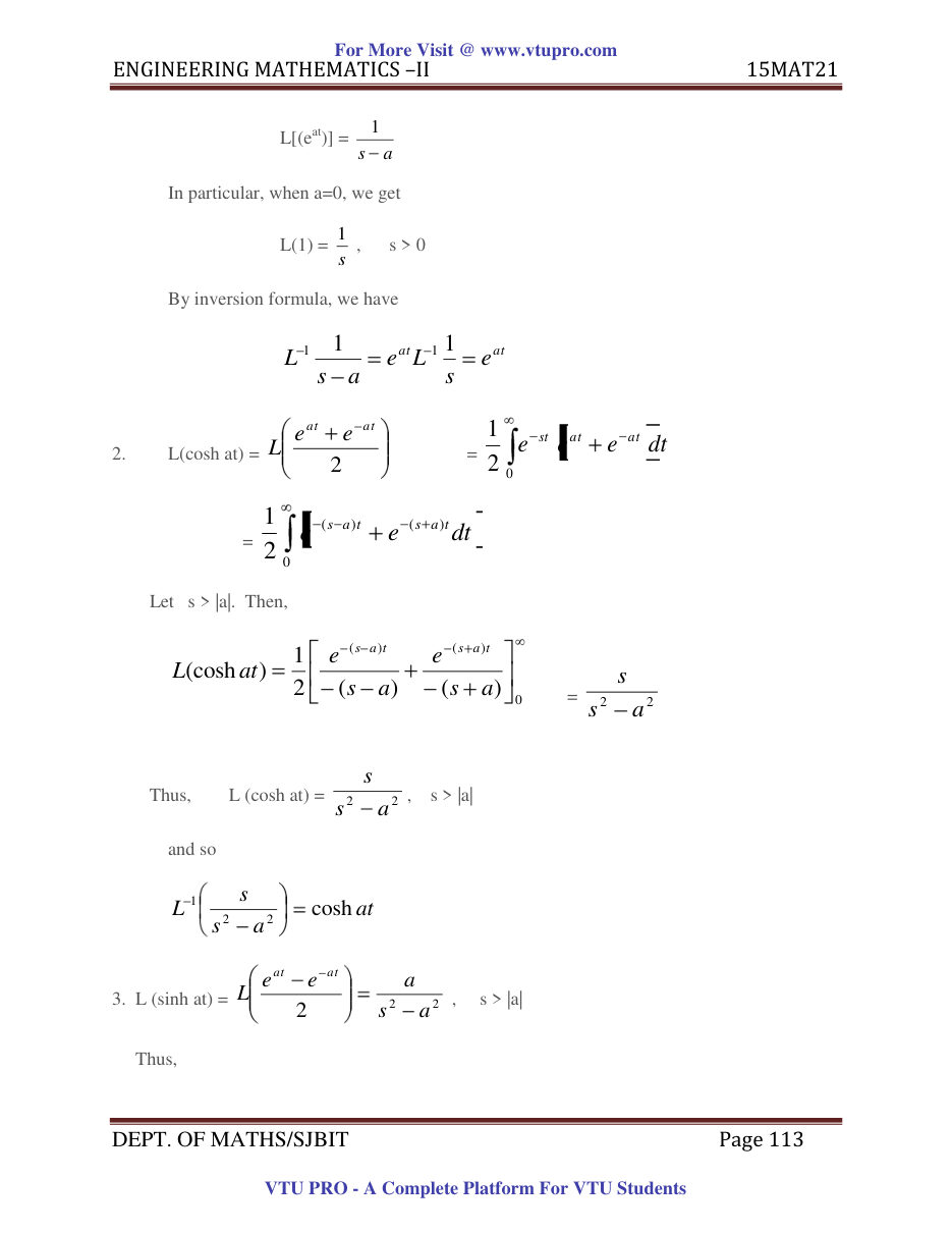 Engineering Mathematics II — page 113