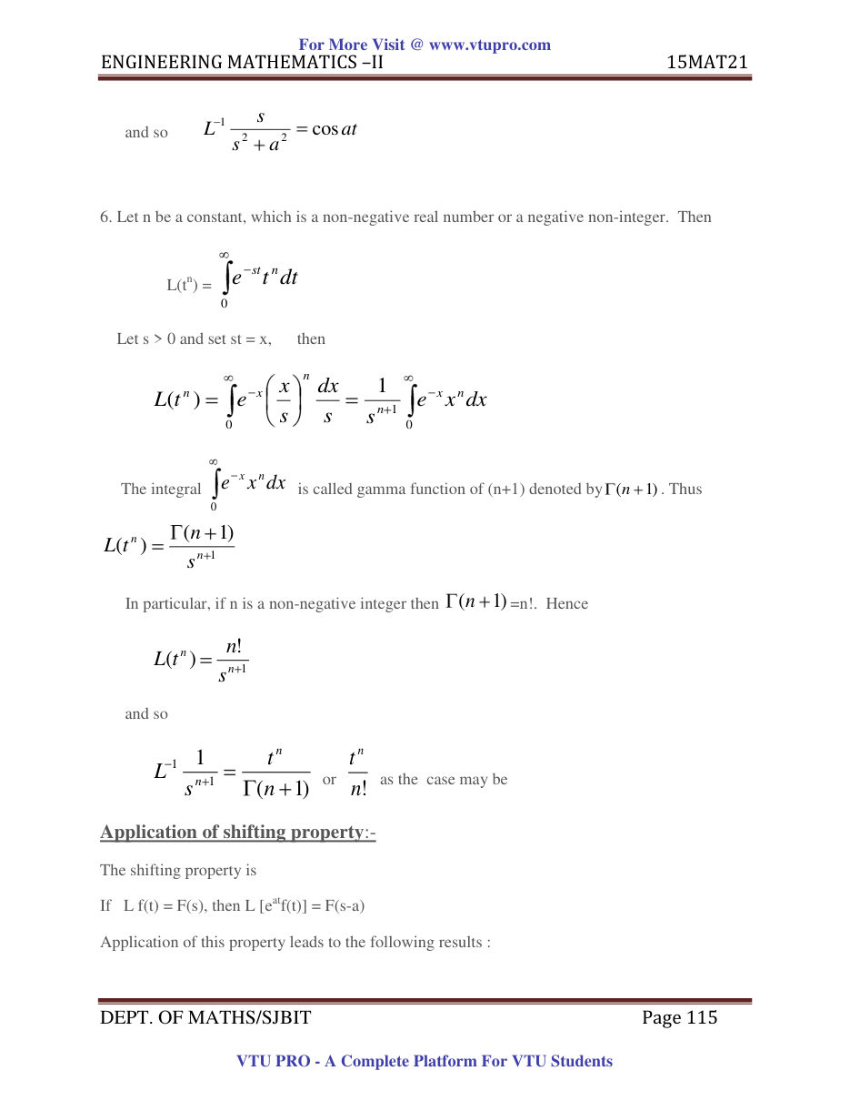 Engineering Mathematics II — page 115