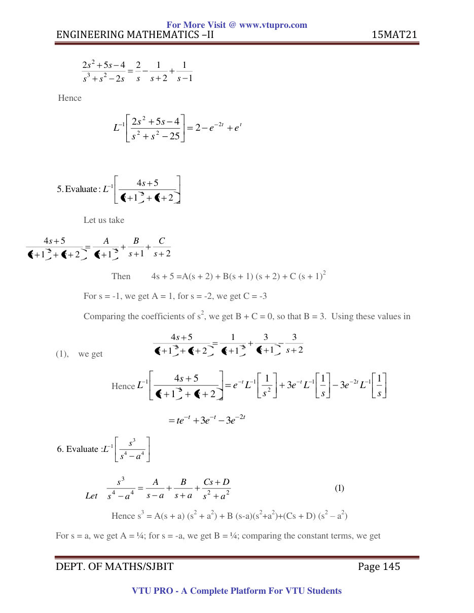 Engineering Mathematics II — page 145