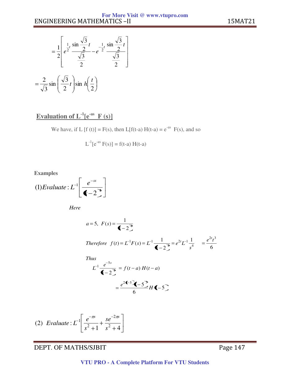 Engineering Mathematics II — page 147
