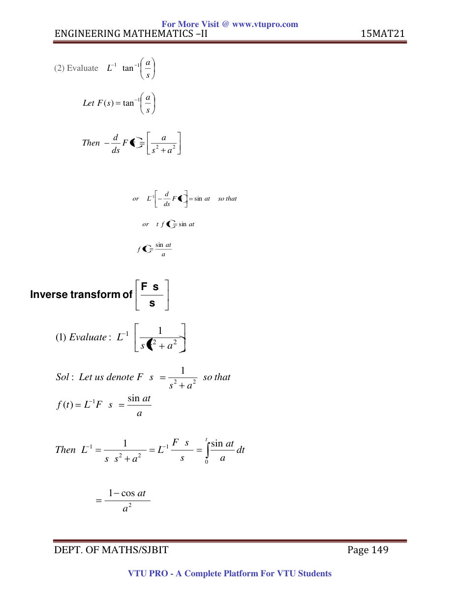 Engineering Mathematics II — page 149