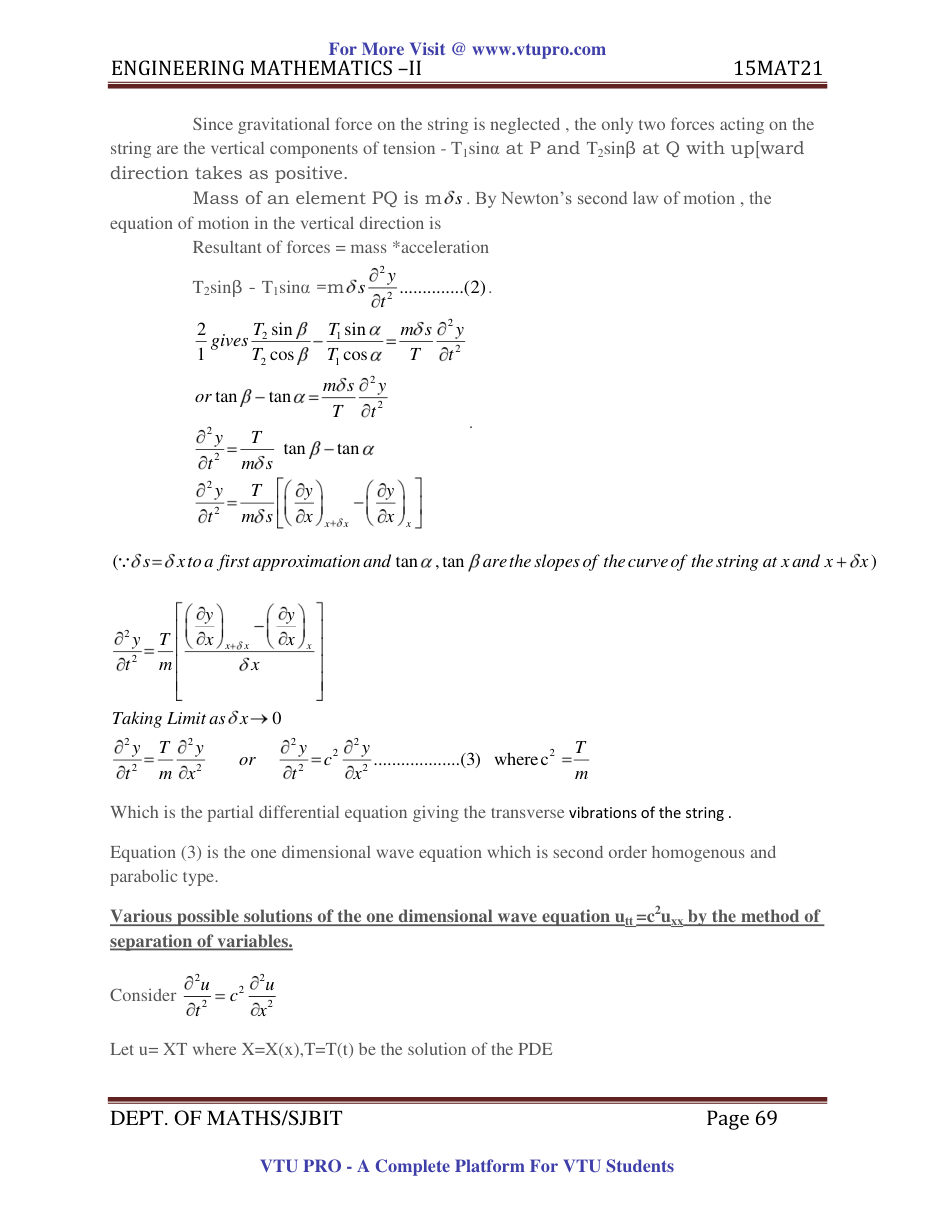 Engineering Mathematics II — page 69