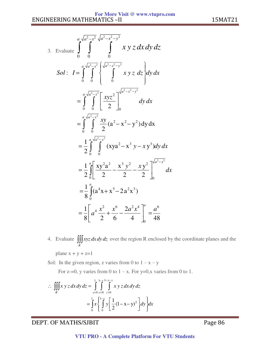 Engineering Mathematics II — page 86