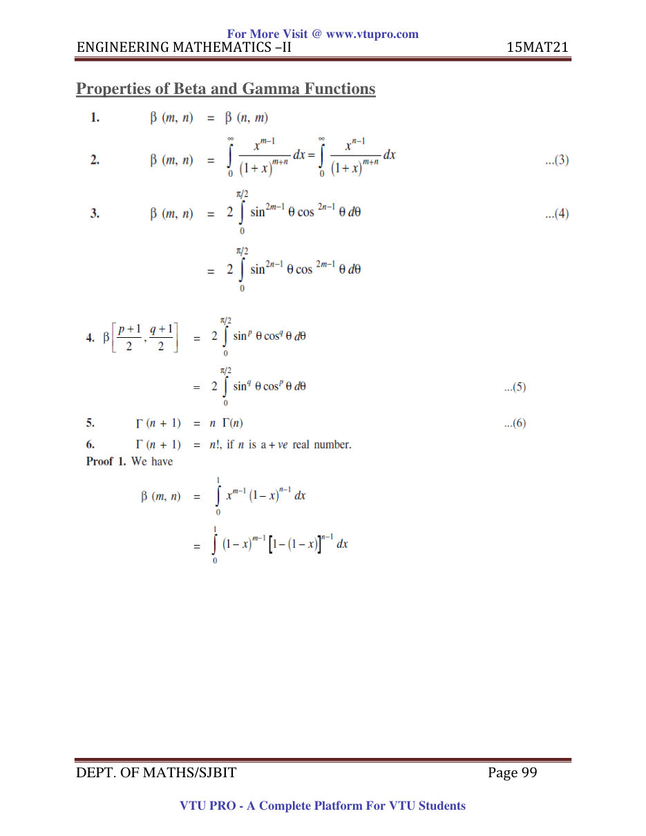 Engineering Mathematics II — page 99