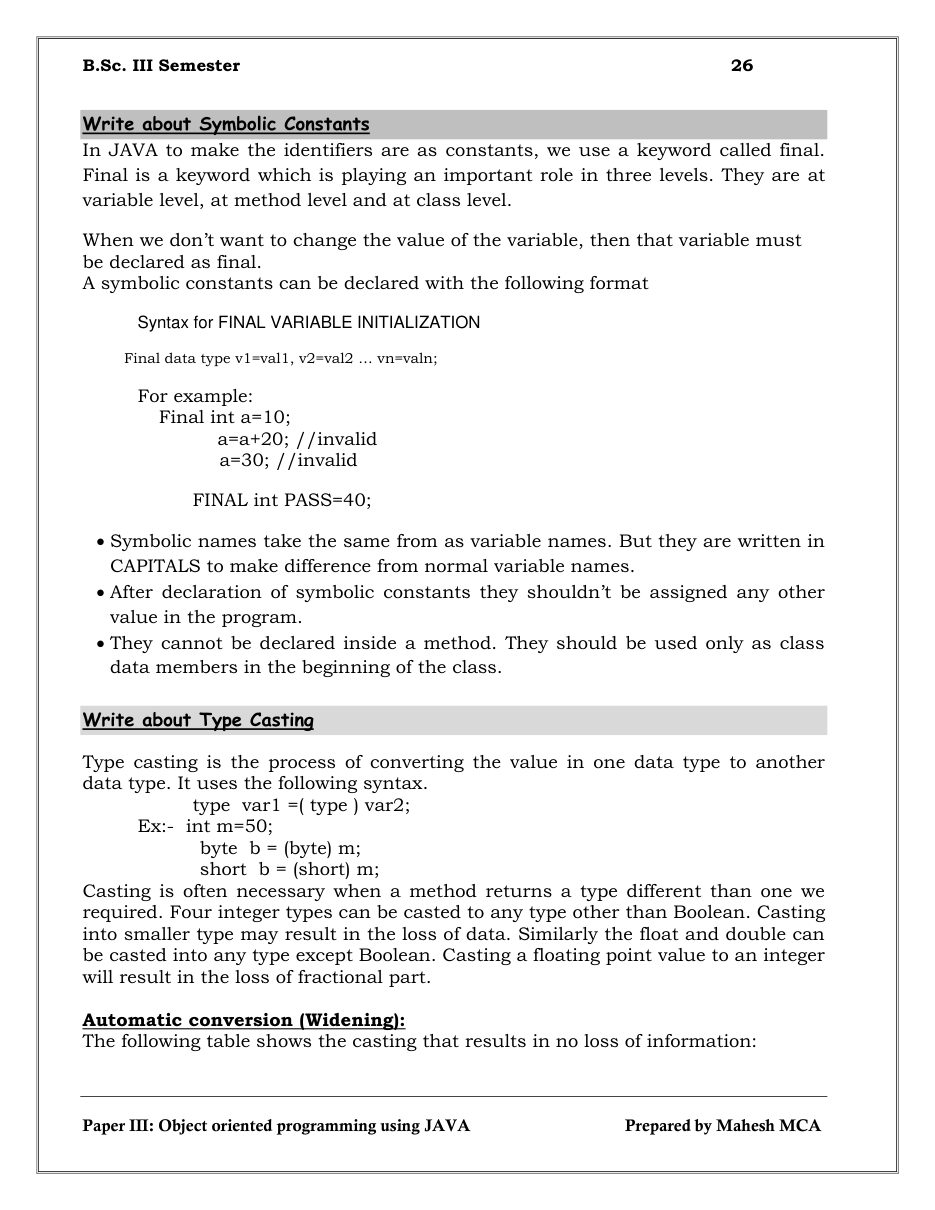 Java Object-Oriented Programming — page 26
