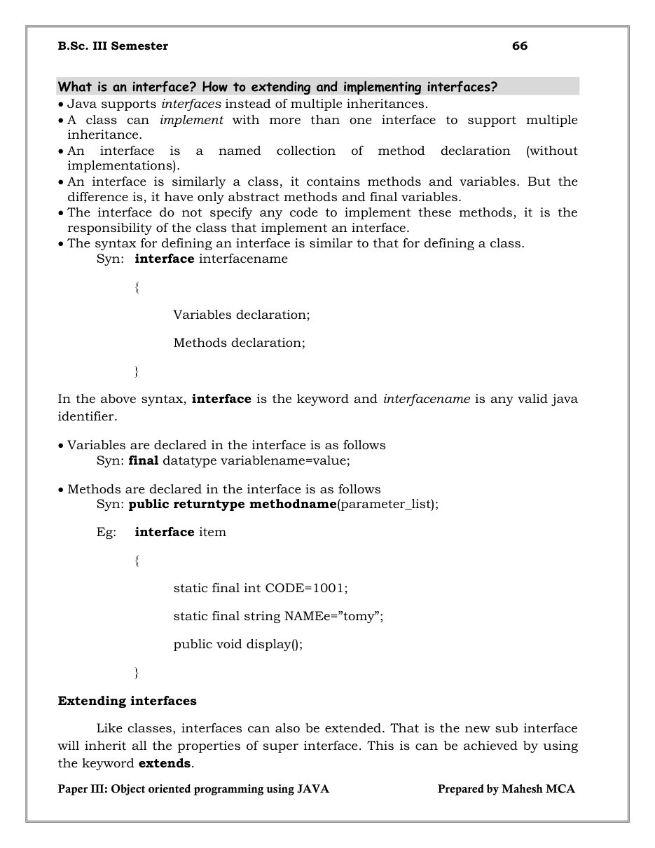 Java Object-Oriented Programming — page 66