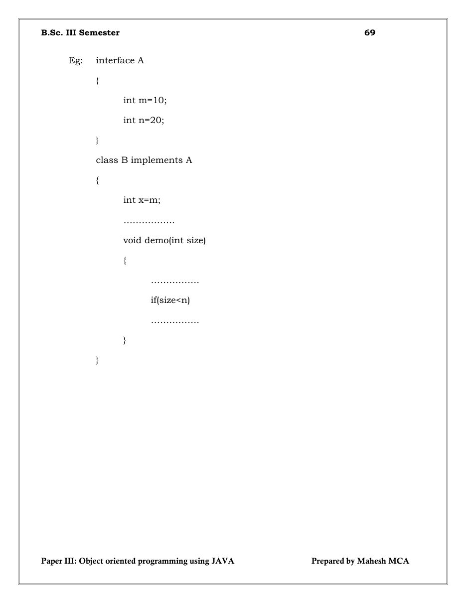 Java Object-Oriented Programming — page 69