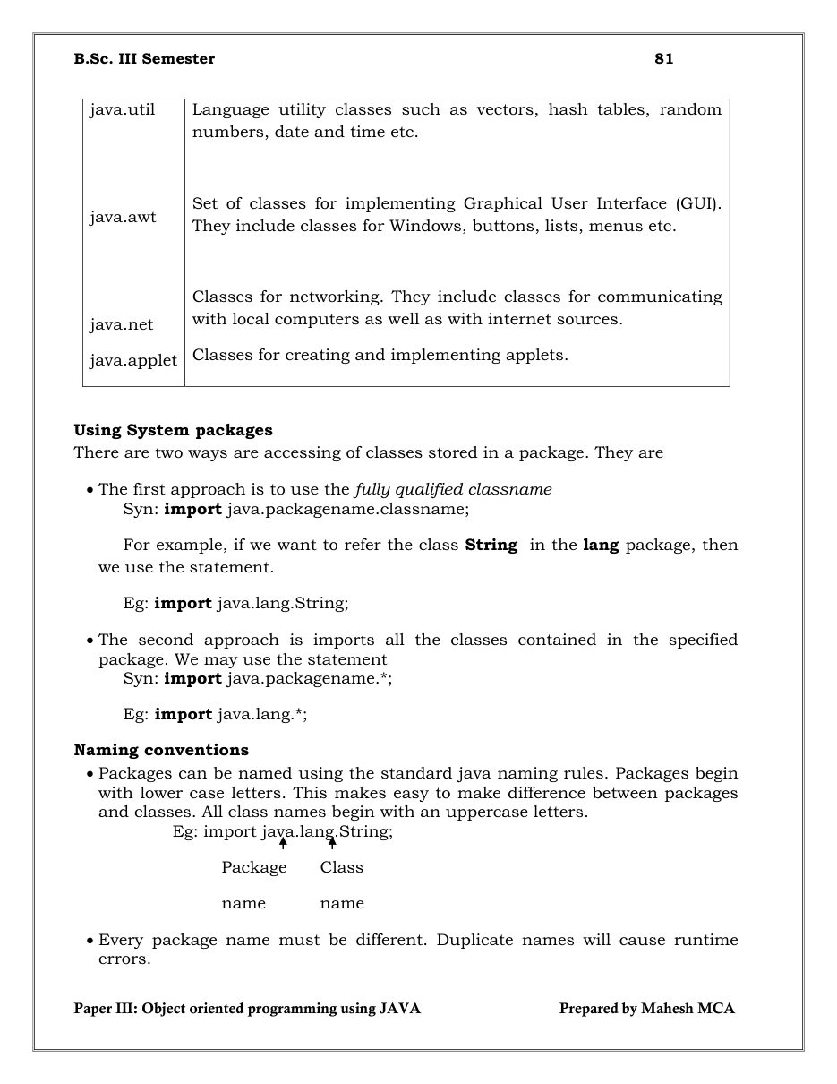 Java Object-Oriented Programming — page 81