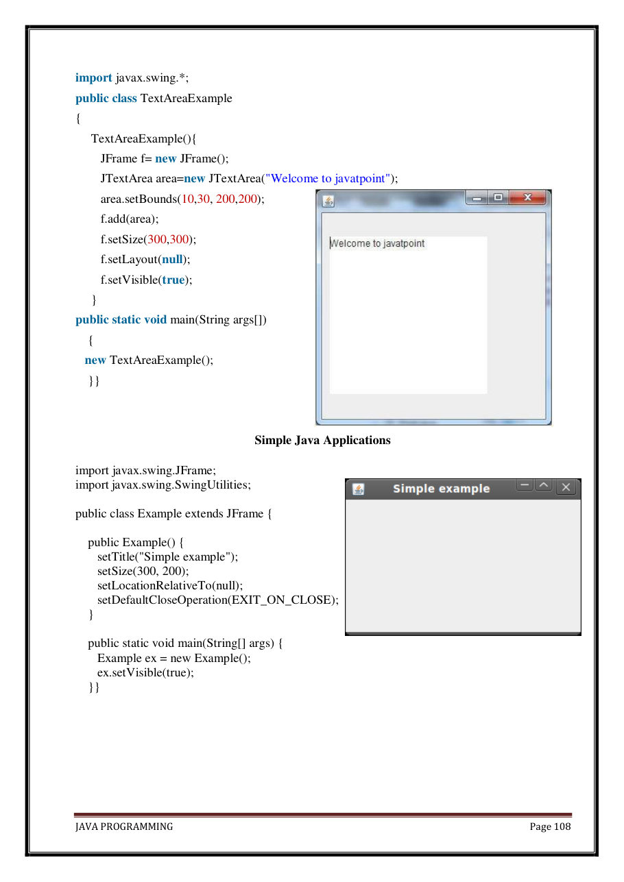 Java Programming Notes for B.Tech 2nd Sem — page 114