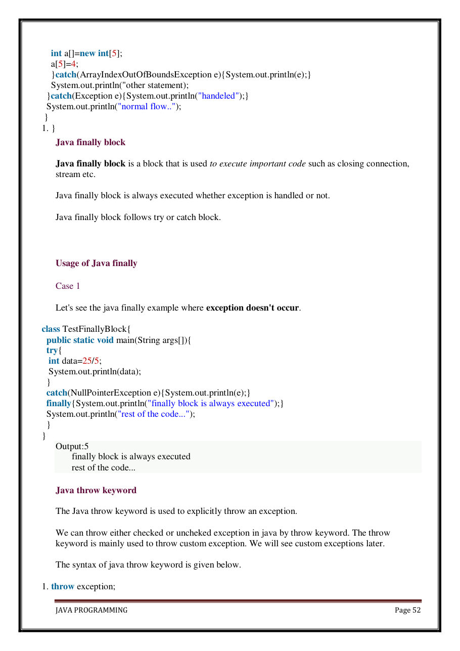 Java Programming Notes for B.Tech 2nd Sem — page 58