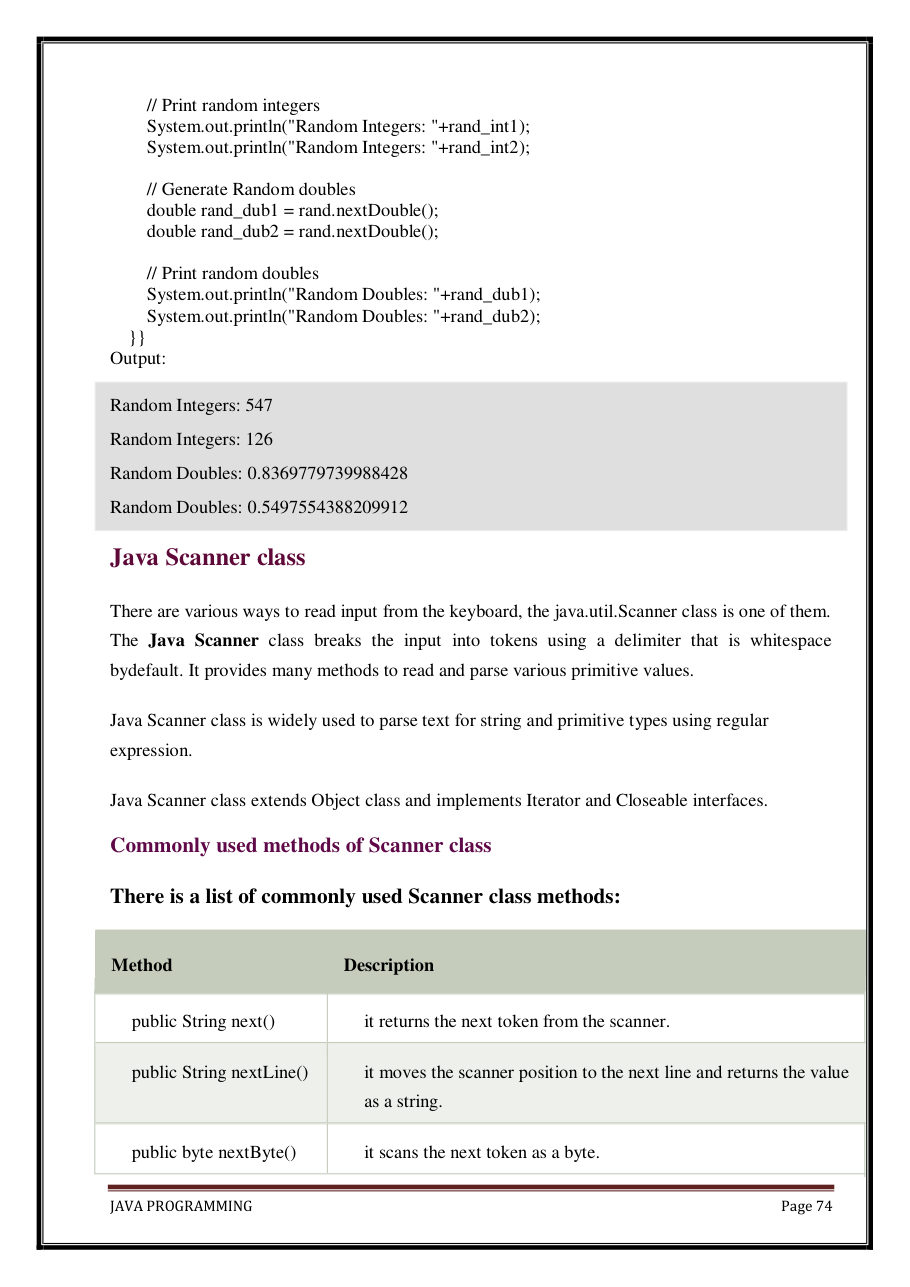 Java Programming Notes for B.Tech 2nd Sem — page 80