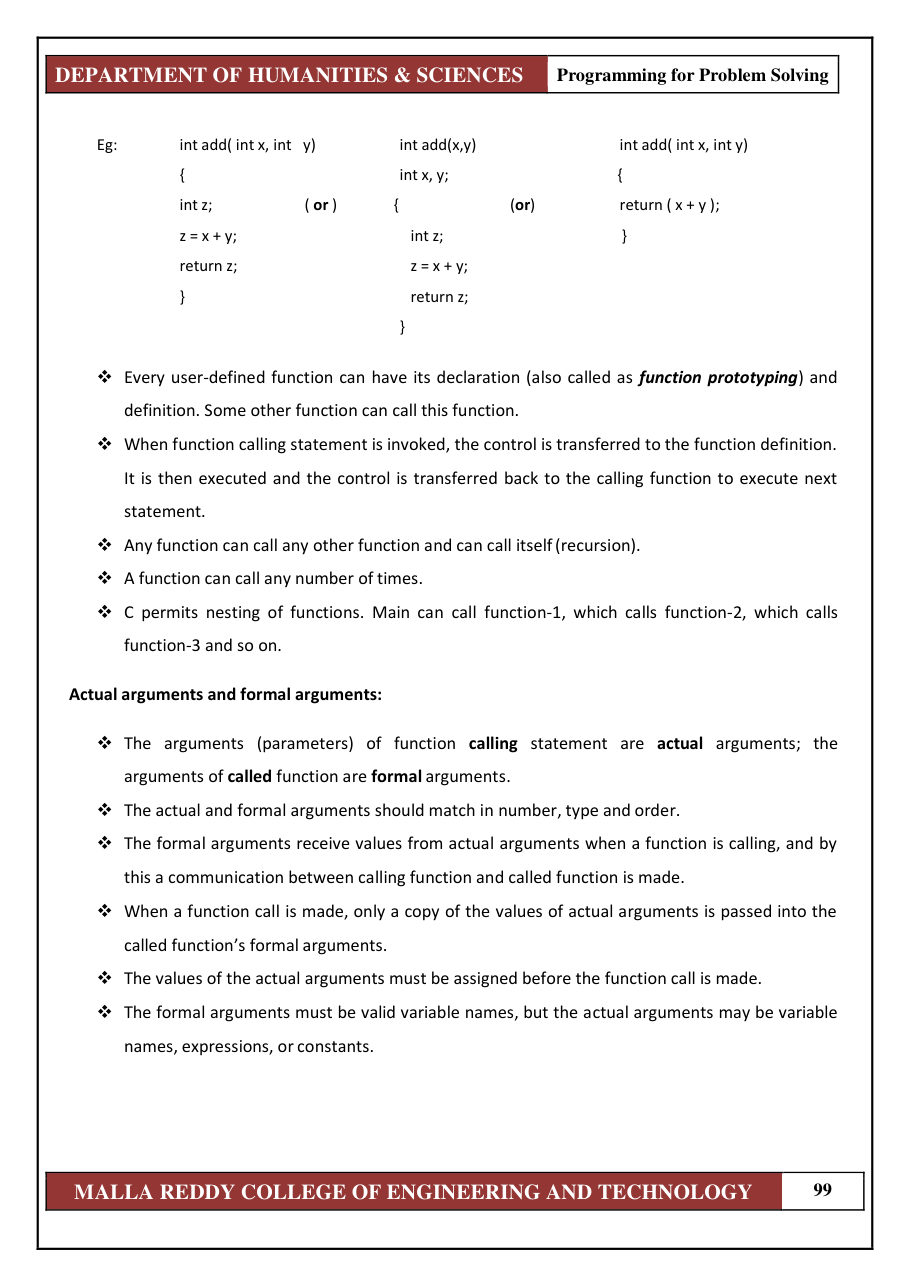 PROGRAMMING FOR PROBLEM SOLVING 1 — page 105