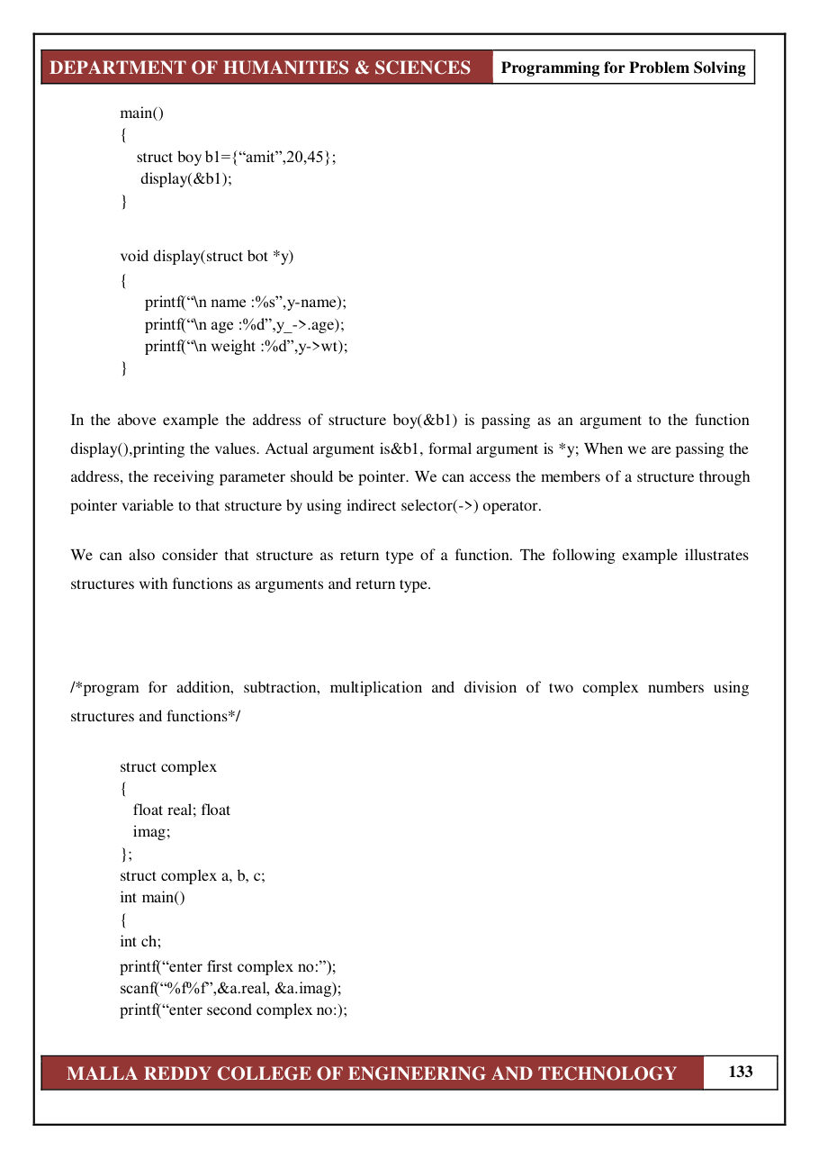PROGRAMMING FOR PROBLEM SOLVING 1 — page 139