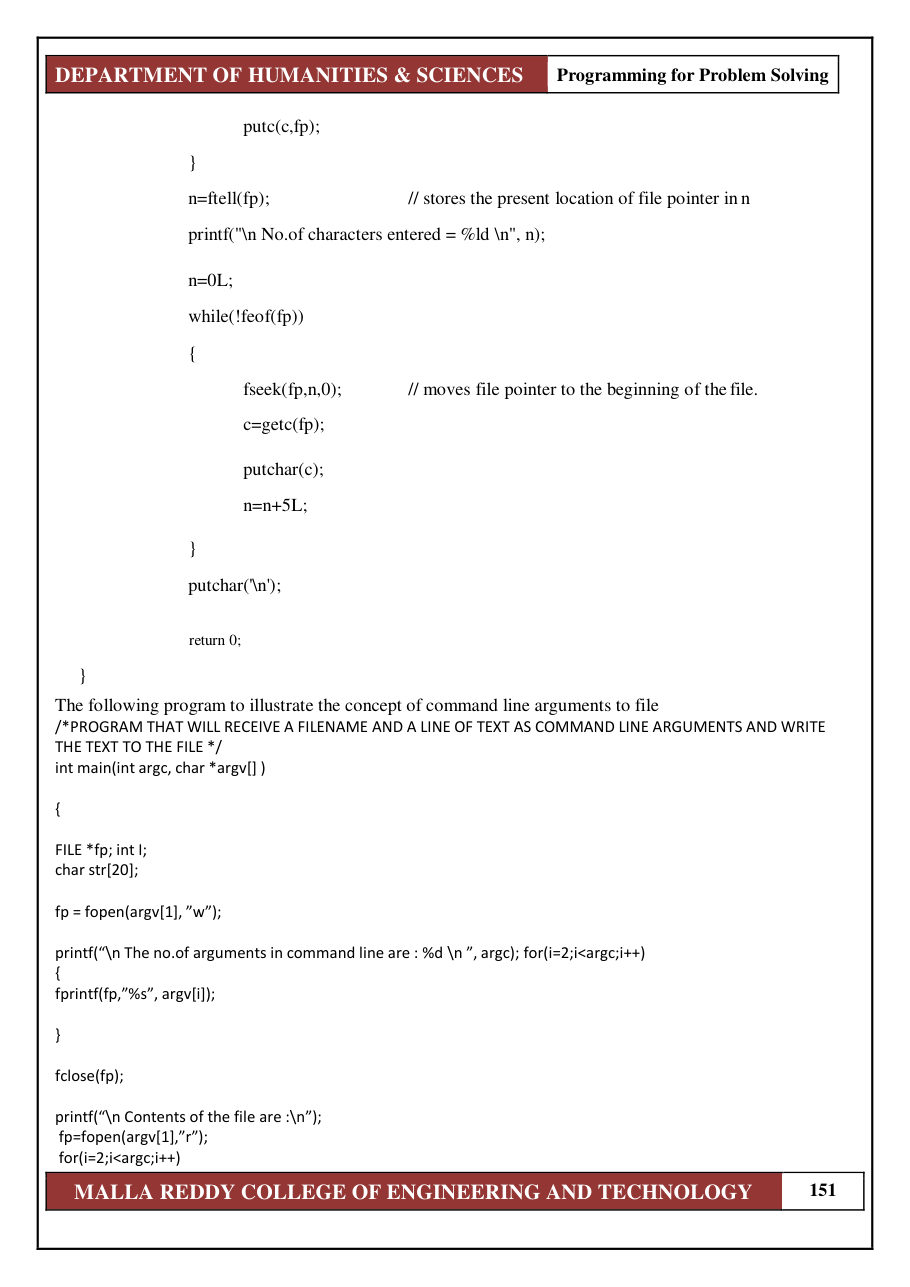 PROGRAMMING FOR PROBLEM SOLVING 1 — page 157