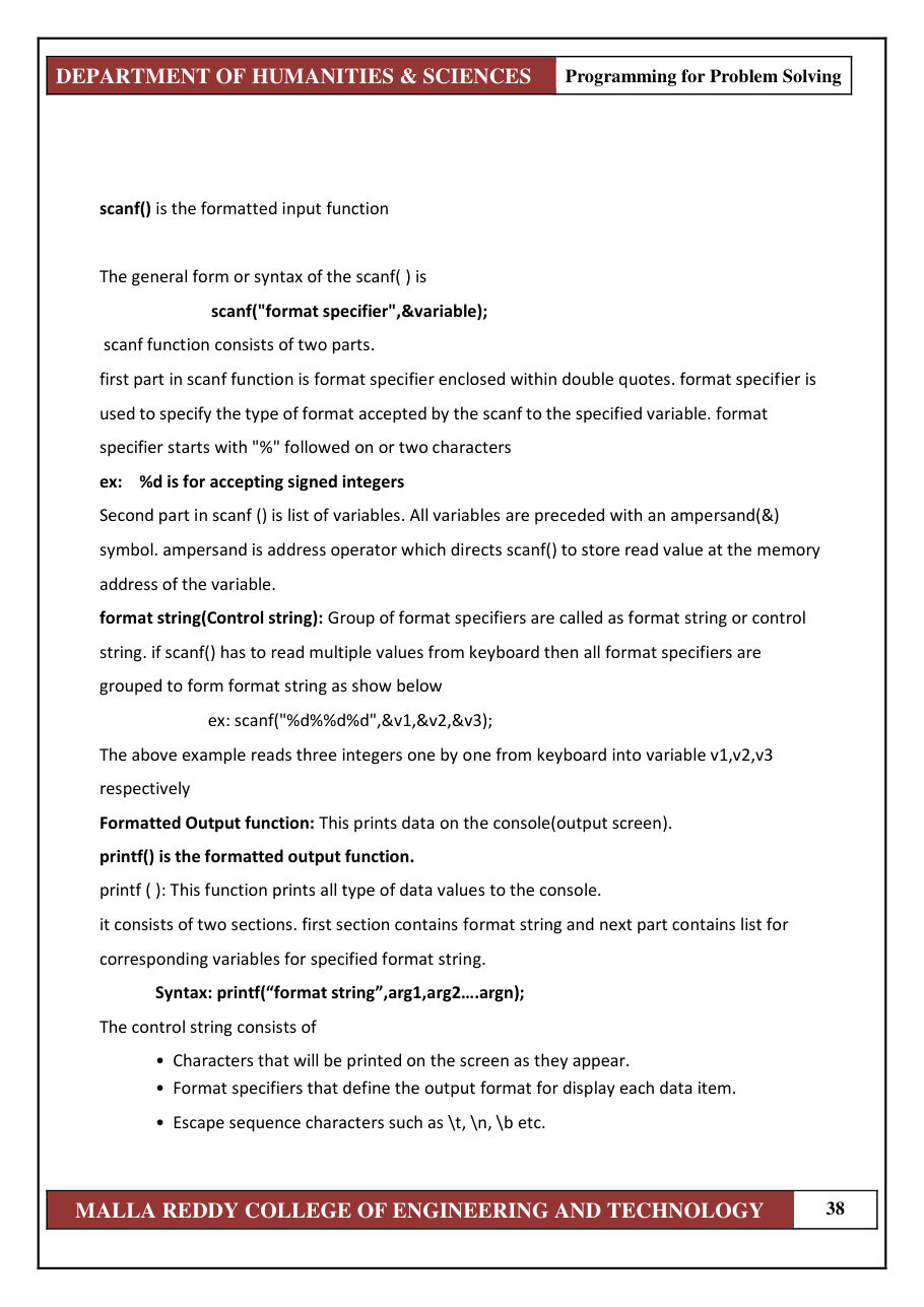 PROGRAMMING FOR PROBLEM SOLVING 1 — page 44