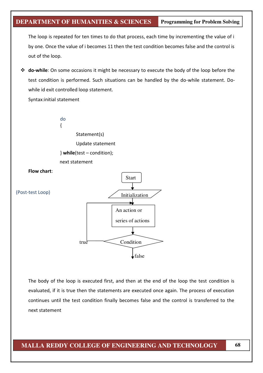 PROGRAMMING FOR PROBLEM SOLVING 1 — page 74