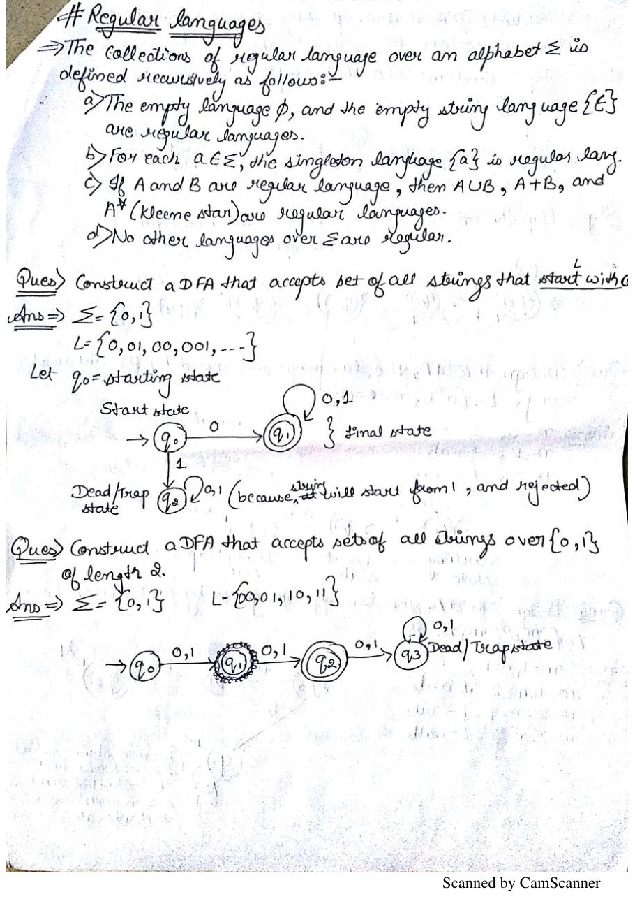 Theory of Computation Notes PDF — page 10