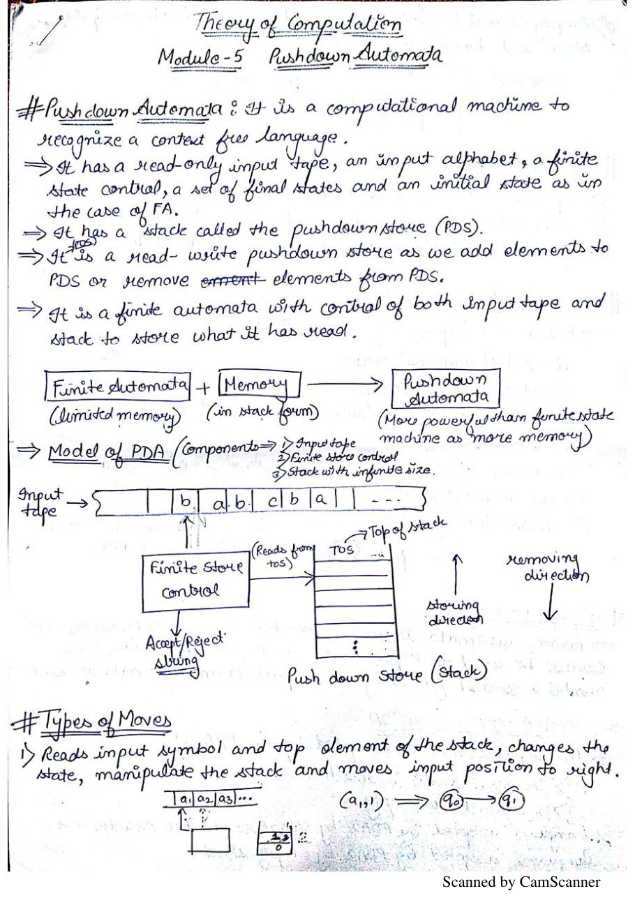Theory of Computation Notes PDF — page 38