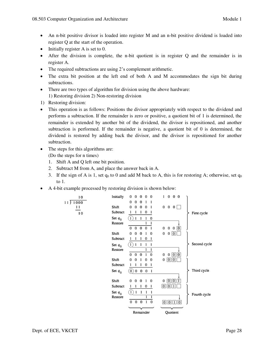 Computer Organization and Architecture — page 28