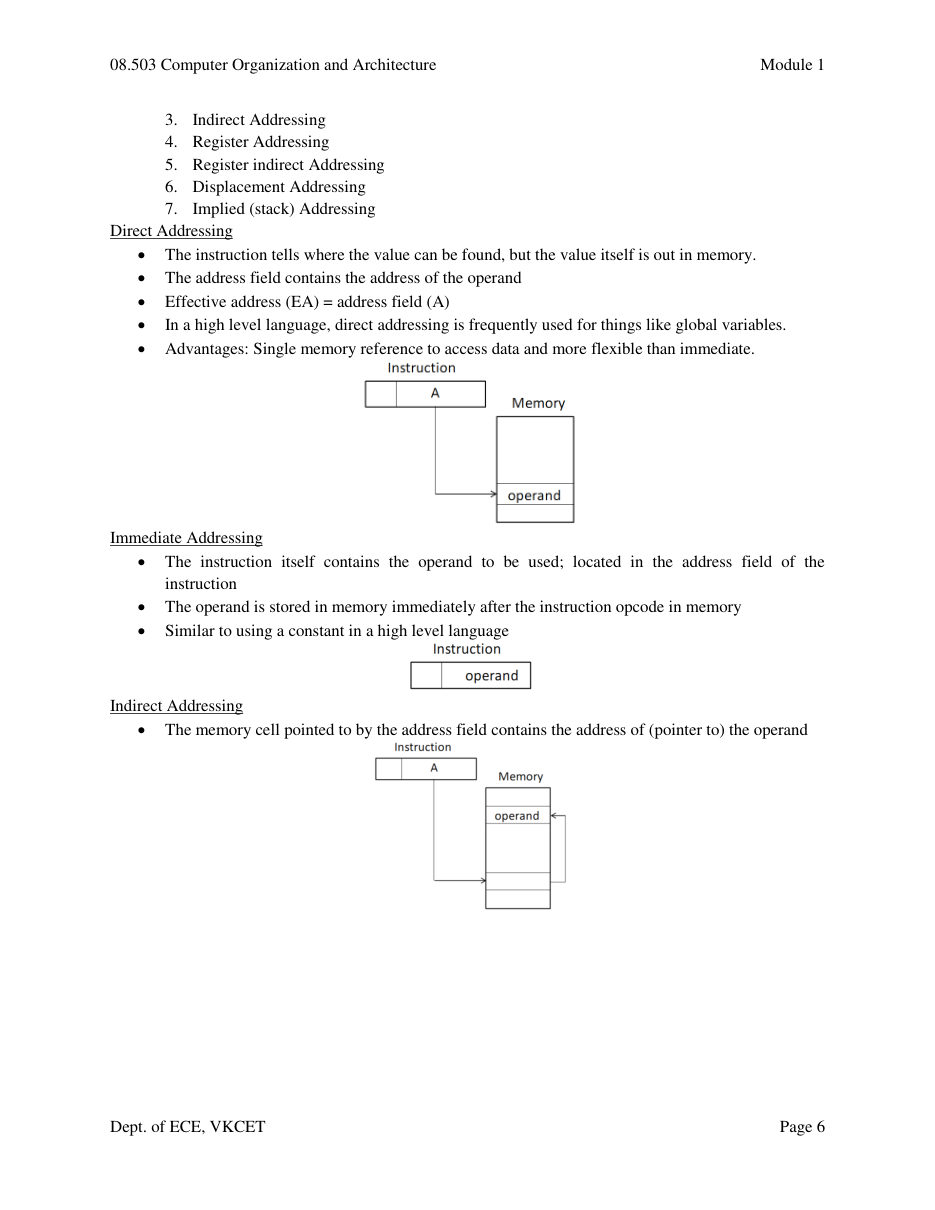 Computer Organization and Architecture — page 6