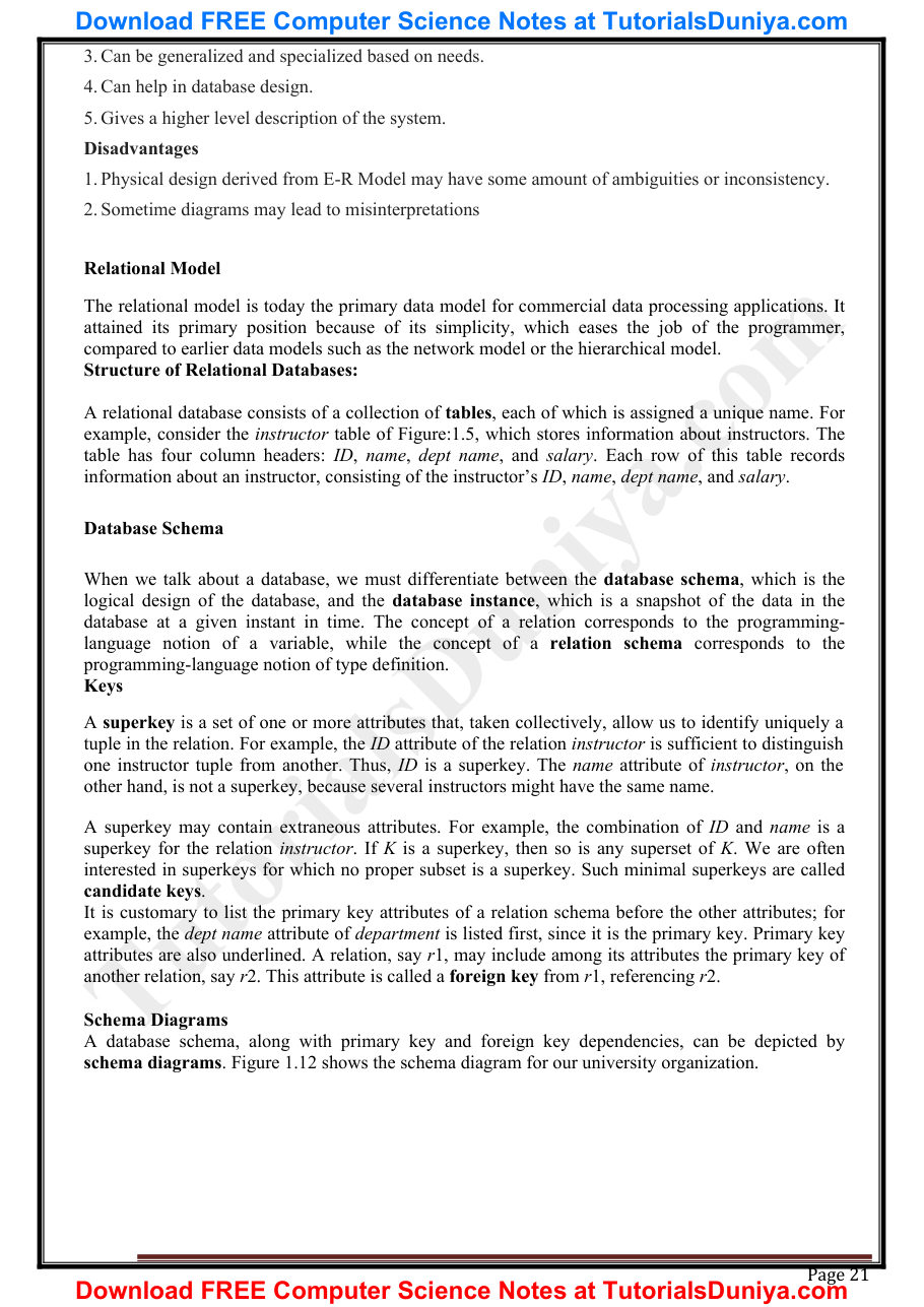 Database Management System Notes PDF — page 23