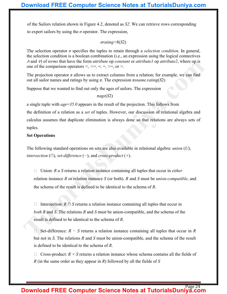 Database Management System Notes PDF — page 26