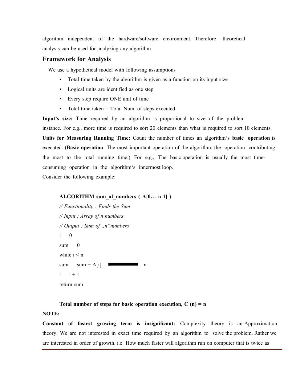 Design and Analysis of Algorithms DAA Notes — page 5