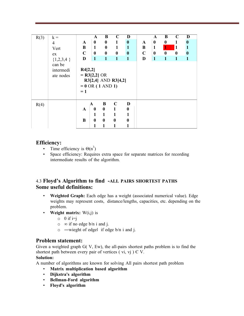 Design and Analysis of Algorithms DAA Notes — page 53