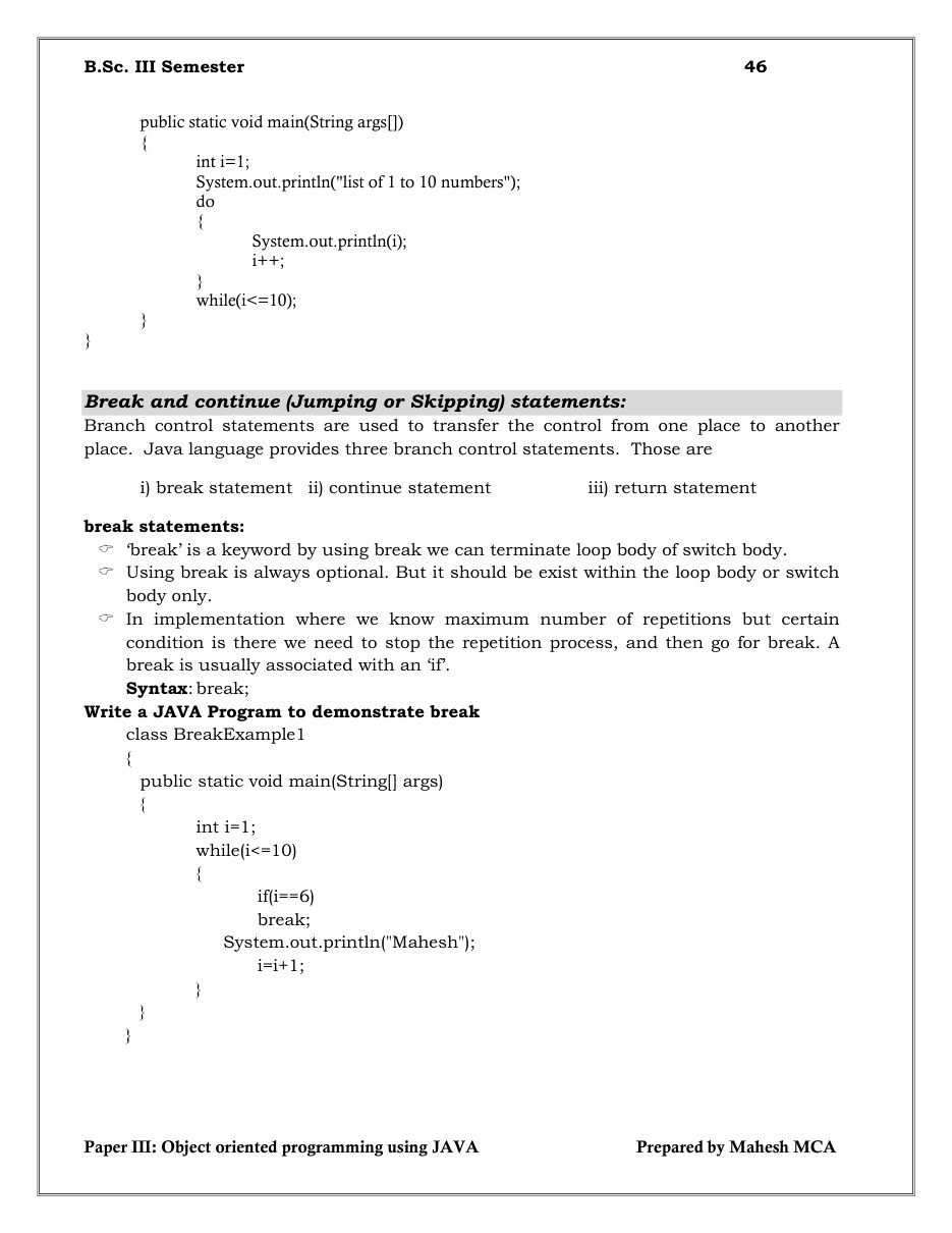 Java Object-Oriented Programming — page 46